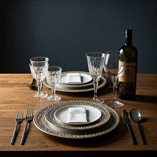 Artisanal table setting