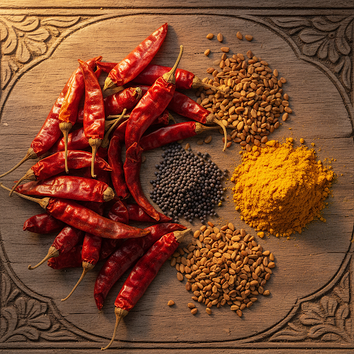 Macro spice shot